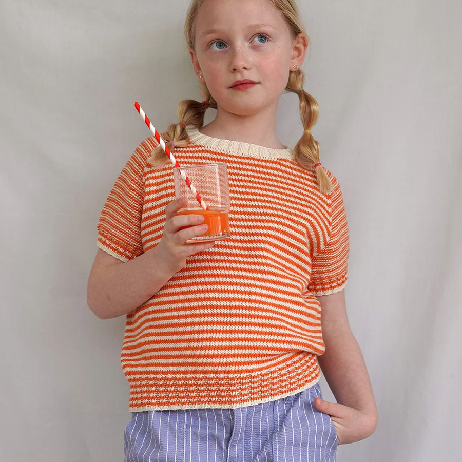 Anholt t-shirt, barn - Garnkit #2