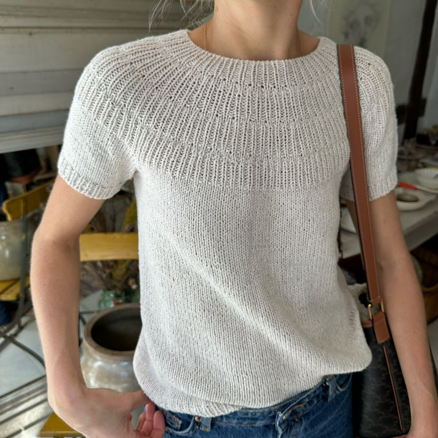 Ankers Sommerbluse - Petiteknit opskrift