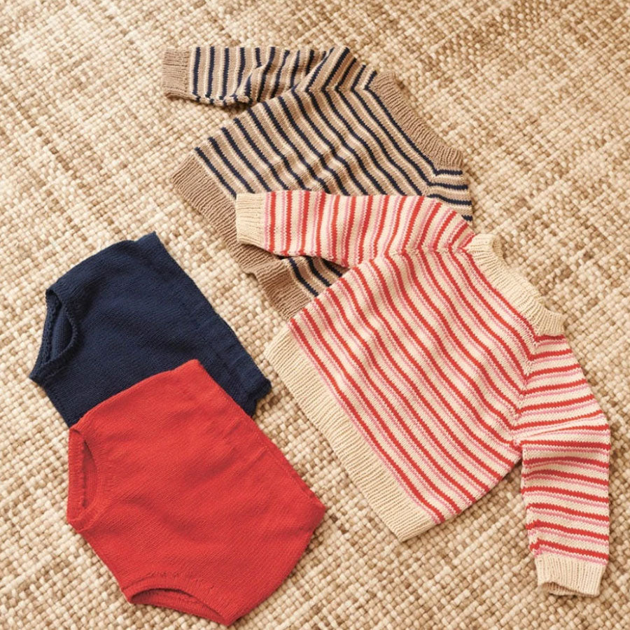 Collin Sweater Baby, Sandnes - Opskrift