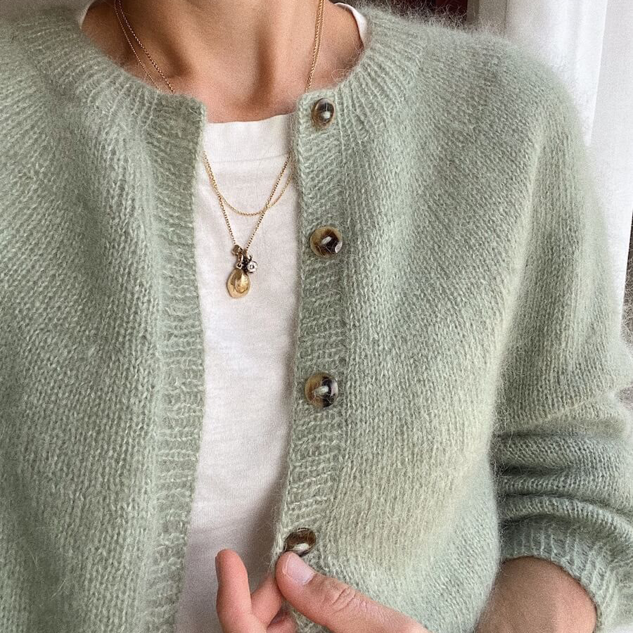 Novice Cardigan, Mohair Edition - Strikkekit