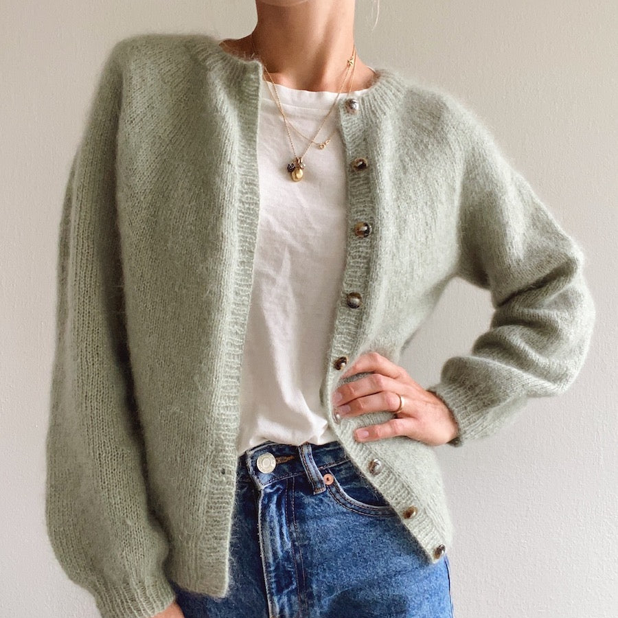 Novice Cardigan, Mohair Edition - Strikkekit