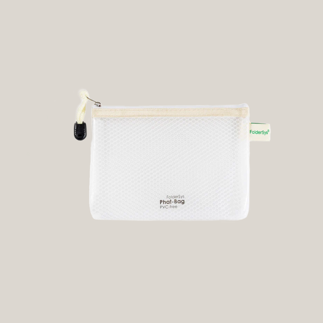 Zipper Taske Beige - FolderSys