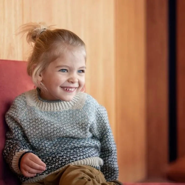 Fjordenhus Strikkeopskrift til Barn fra Filcolana Garn