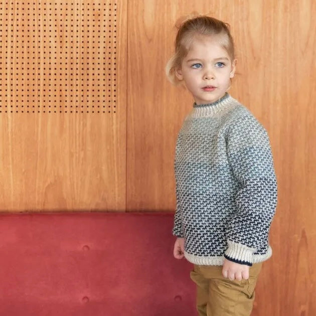 Fjordenhus Strikkeopskrift til Barn fra Filcolana Garn