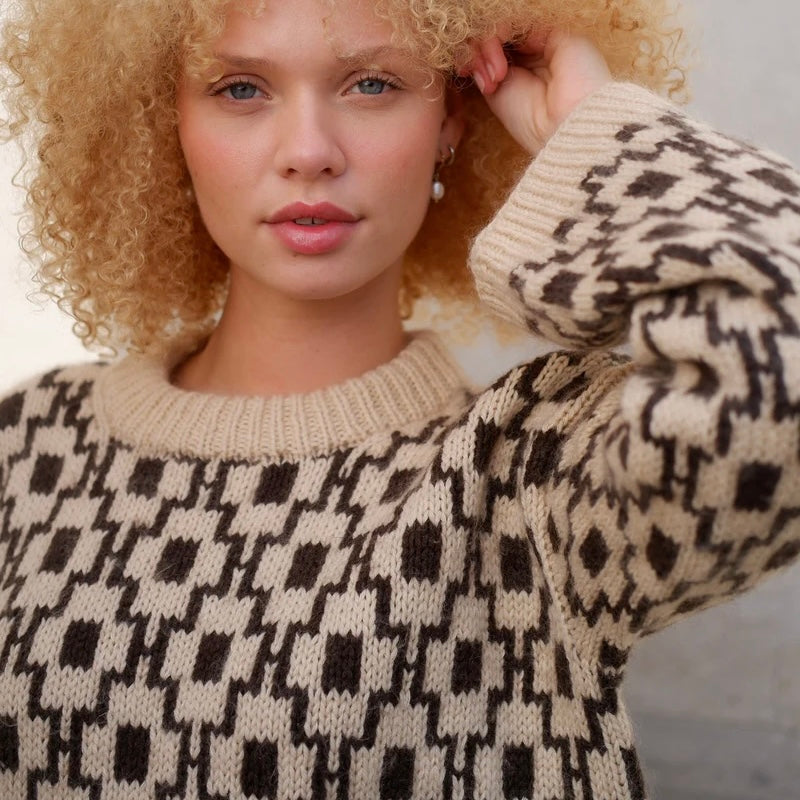 Mosaik Sweater - Knitting For Olive Opskrift