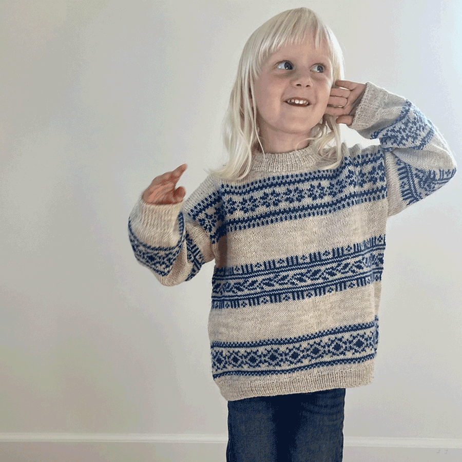 Porcelain Sweater Junior - Strikkekit