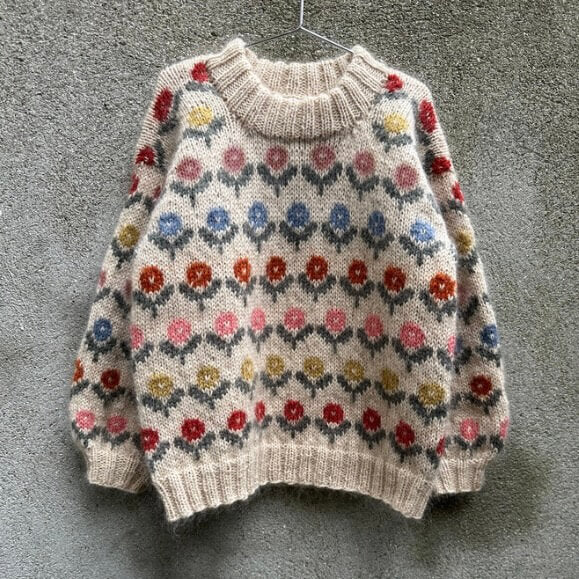 Anemone Sweater - Barn - Knitting For Olive Opskrift