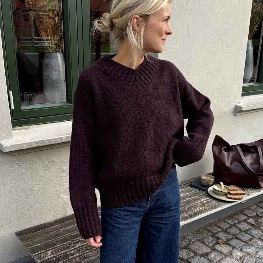 Hannah Sweater, V-Neck - Garnkit